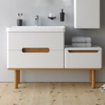 Πάγκος MASAL Λευκό MDF 18mm Λάκα 130 S3BMAS130WH 130x46x85cm