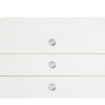 Συναρμολογημένη εσωτερική συρταριέρα για ντουλάπα Melbourne Λευκή 70x48x47cm