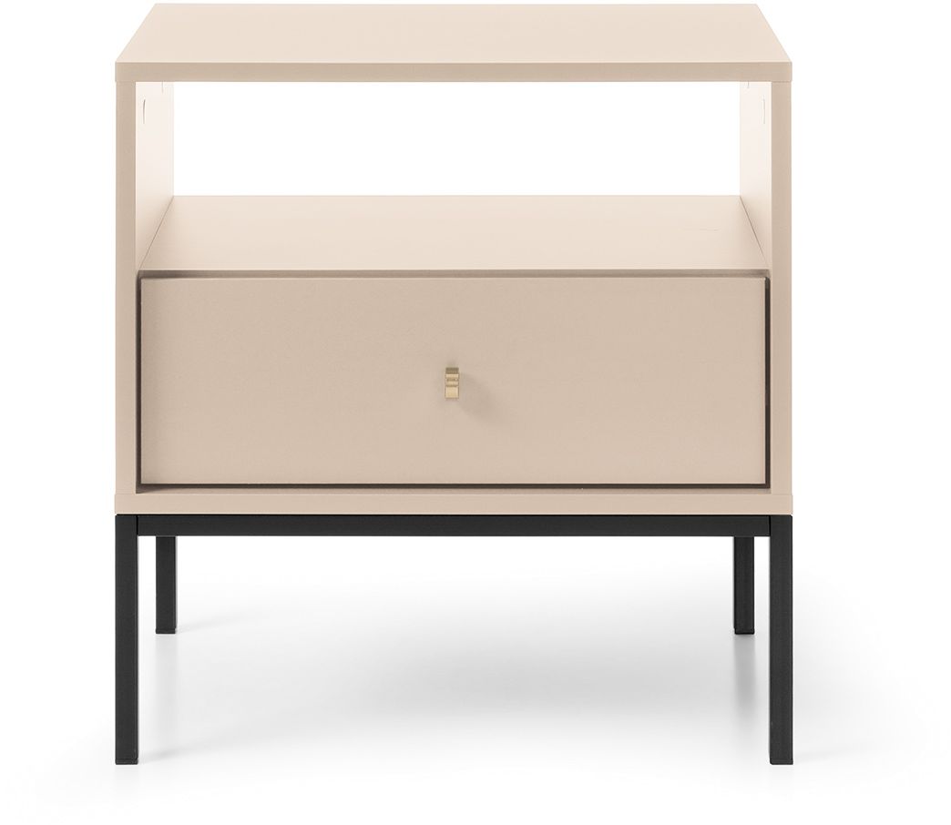 Mono_11_BZ_b2 Κομοδίνο Mono μπεζ 54x56x39cm - Image 1