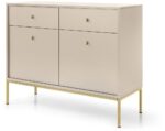 Μπουφές Mono χρώμα Μπεζ + Χρυσό 103x83x39cm