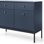 Μπουφές Mono χρώμα Μπλε 104x83x39cm