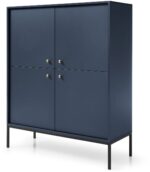 Μπουφές Mono χρώμα Μπλε 103,5x125,5x39cm