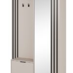 Έπιπλο εισόδου NELLY Λευκό Kazmir με καθρέπτη 131x192x40cm