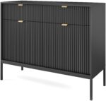 Μπουφές Nova Ανθρακί 104x39x83cm