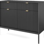 Μπουφές Nova Ανθρακί 104x39x83cm