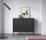 Μπουφές Nova Ανθρακί 104x39x83cm - Image 2