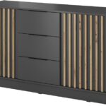 Μπουφές Nelly Γραφίτης 155x86x45cm