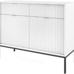 Μπουφές Nova Λευκό 104x39x83cm