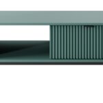 Τραπεζάκι Σαλονιού Nova Πράσινο + Ανθρακί (βάση+πόμολα) 104x46x68cm