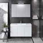 ΣΕΤ ΕΠΙΠΛΟΥ OMEGA 120 cm χρ.WHITE GLOSS 9SOM120GLW