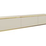 Κρεμαστό έπιπλο τηλεόρασης ORO Μπεζ 175x30x32cm