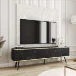 Έπιπλο τηλεόρασης ORO  Μάρμαρο 175x53x32cm