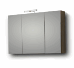 Σετ Έπιπλο Μπάνιου OMEGA GREY OAK 100 9SOM100GOΝW Πάγκο 97x44x60cm - Image 2