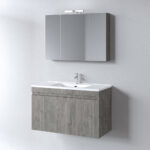 Σετ Έπιπλο Μπάνιου OMEGA Berlin 100 9SOM100BER Πάγκο 97x44x60cm - Image 2