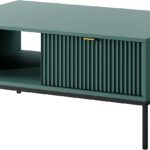 Τραπεζάκι Nova Πράσινο + μαύρο 104x68x46cm