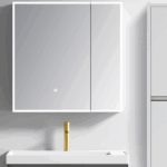 Καθρέφτης SARON LED 80cm χρ. LIGHT GREY κωδ. 3MSAR080WH