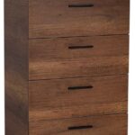 Συρταριέρα Trendline Καρυδιά 60x108x44cm