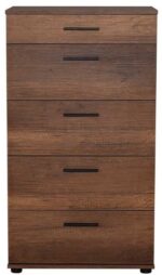 Συρταριέρα Trendline Καρυδιά 60x108x44cm - Image 2