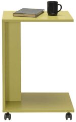 Βοηθητικό τραπεζάκι C Shape Κιτρινοπράσινο Μ45xΥ65xΒ45cm - Image 2