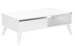 Τραπεζάκι σαλονιού Slide λευκό 110x42x65cm - Image 2