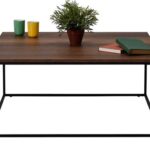 Τραπεζάκι Profil Καρυδί 80x42x80 cm