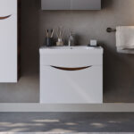 Σετ Έπιπλο Μπάνιου SMILE Λευκό / Barok MDF 18mm Λάκα 65 9SSMI065WBM