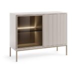 Μπουφές με βιτρίνα Sento Λευκό Kazmir 104x83x39 cm - Image 2