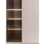 Βιτρίνα Sento Λευκό Kazmir 104x166x39cm