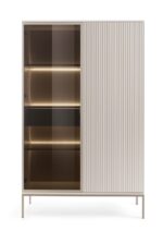 Βιτρίνα Sento Λευκό Kazmir 104x166x39cm