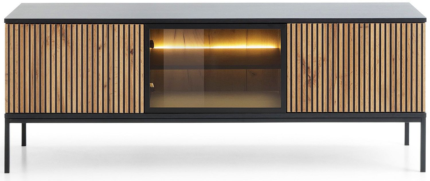 Sento_TV2 Έπιπλο τηλεόρασης Sento ανθρακί 154x39x56cm - Image 1