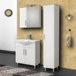 Σετ Έπιπλο Μπάνιου SIENA WHITE 75 9SSI075GL0W Πάγκο 72x34x83cm - Image 4