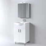 Σετ Έπιπλο Μπάνιου SIENA WHITE 55 9SSI055GL0W Πάγκο 51x34x83cm - Image 2