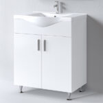 Σετ Έπιπλο Μπάνιου SIENA WHITE 75 9SSI075GL0W Πάγκο 72x34x83cm - Image 10
