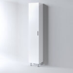 Στήλη SIENA WHITE 35 3CSI035GL0 με ποδαράκια 35x32x185cm