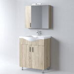 Σετ Έπιπλο Μπάνιου SIENA SONOMA 75 9SSI075SN0W Πάγκο 72x34x83cm - Image 2