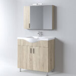 Σετ Έπιπλο Μπάνιου SIENA SONOMA 90 9SSI090SN0W Πάγκο 90x34x83cm - Image 2