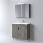 Σετ Έπιπλο Μπάνιου Skopelos Berlin 80 9SSK080BE0W Πάγκος 78x36x83 - Image 2