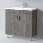 Σετ Έπιπλο Μπάνιου Skopelos Berlin 80 9SSK080BE0W Πάγκος 78x36x83 - Image 3