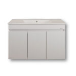 ΠΑΓΚΟΣ OMEGA WHITE 85 S3BOM085GLN Πάγκος 82x44x60, Νιπτήρας 85x45