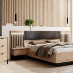 Σετ κρεβατοκάμαρας Tally με αποθηκευτικό χώρο για στρώμα 160×200 (4 τεμαχίων)