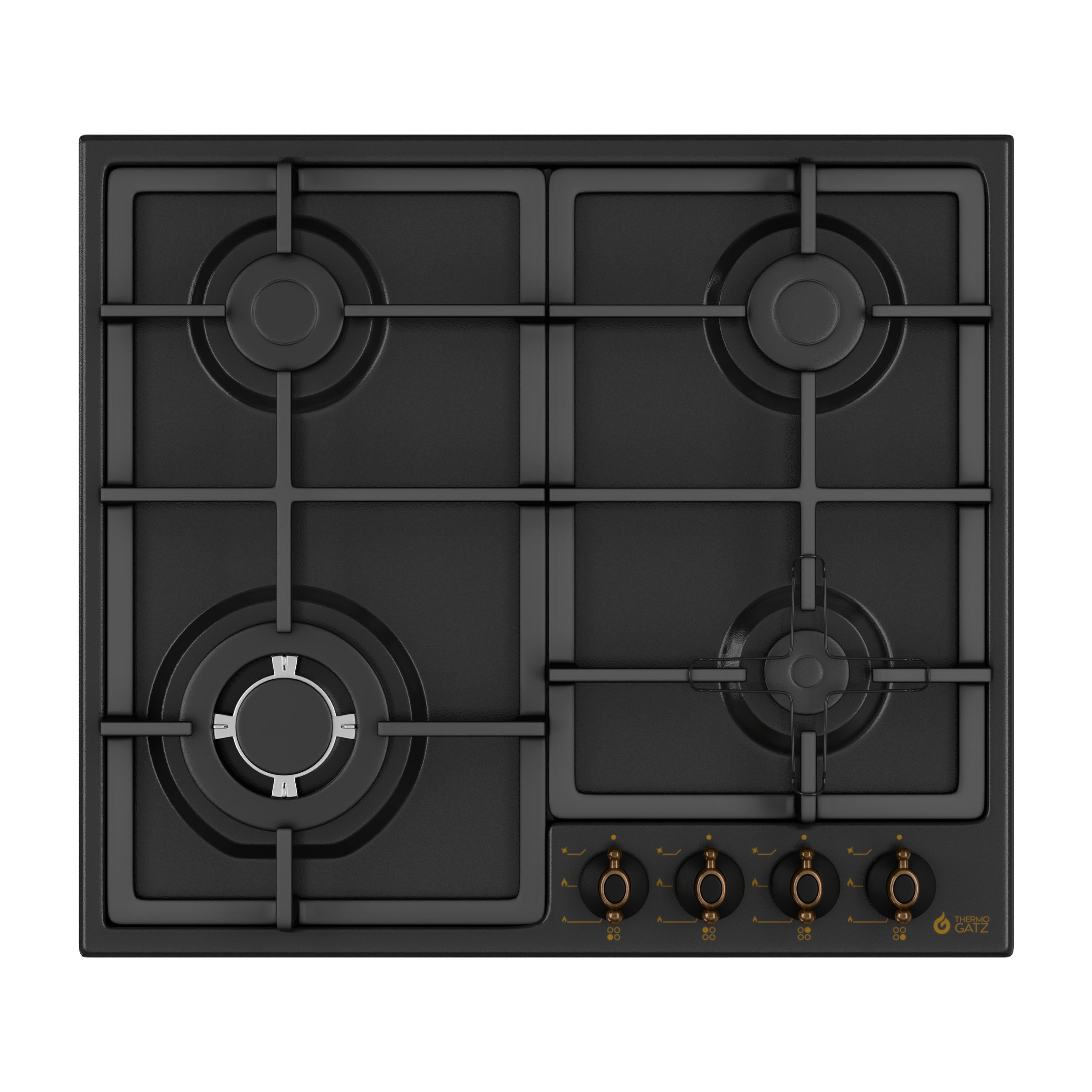 Thermogatz_Esties_Aeriou_Gas_Hob_TGS_9511_BL_Rustc__2_ ΕΣΤΙΕΣ ΑΕΡΙΟΥ TGS 9511 BL RUSTIC - Image 1