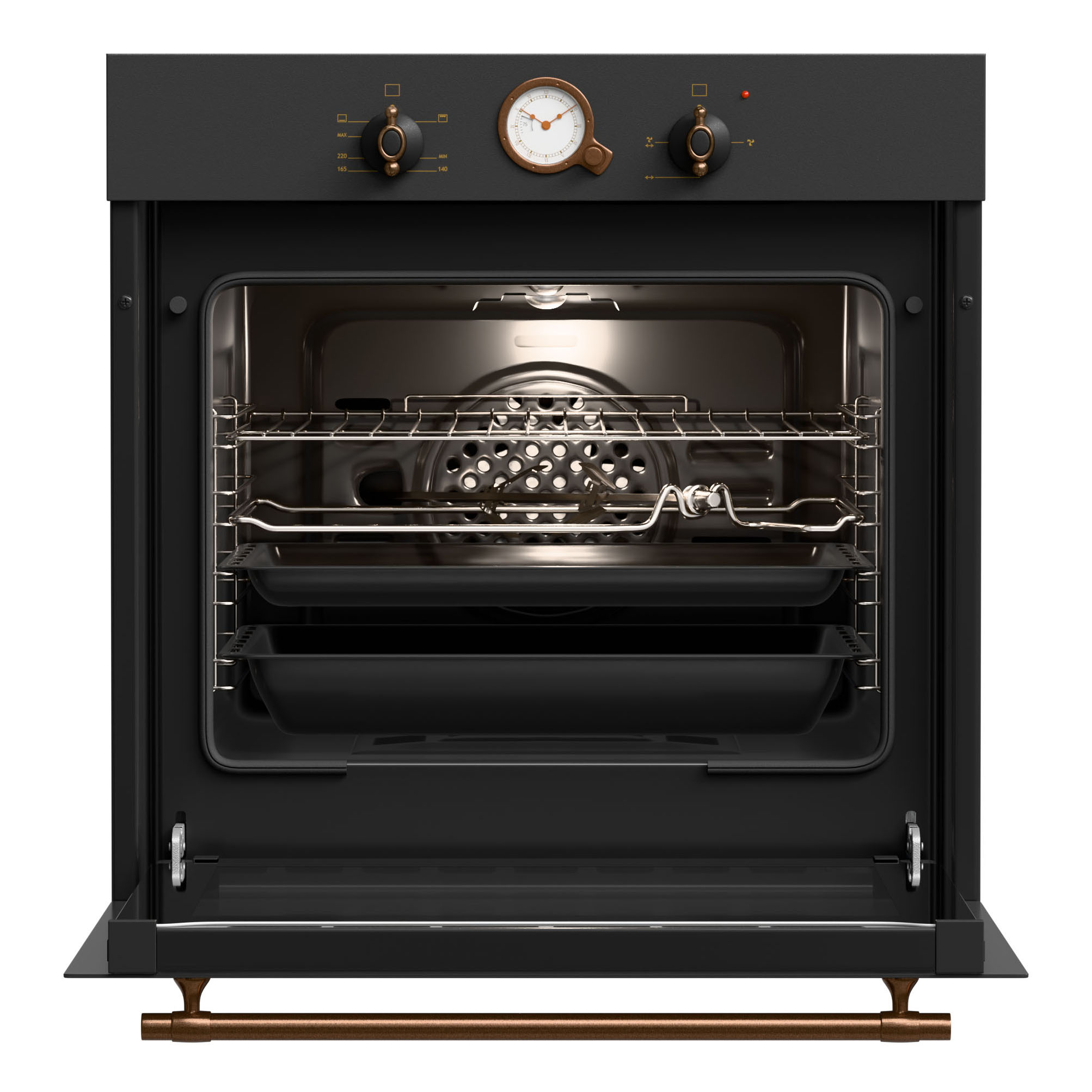 ΦΟΥΡΝΟΣ ΑΕΡΙΟΥ TGS 5511 BL RUSTIC MULTIGAS - Image 2