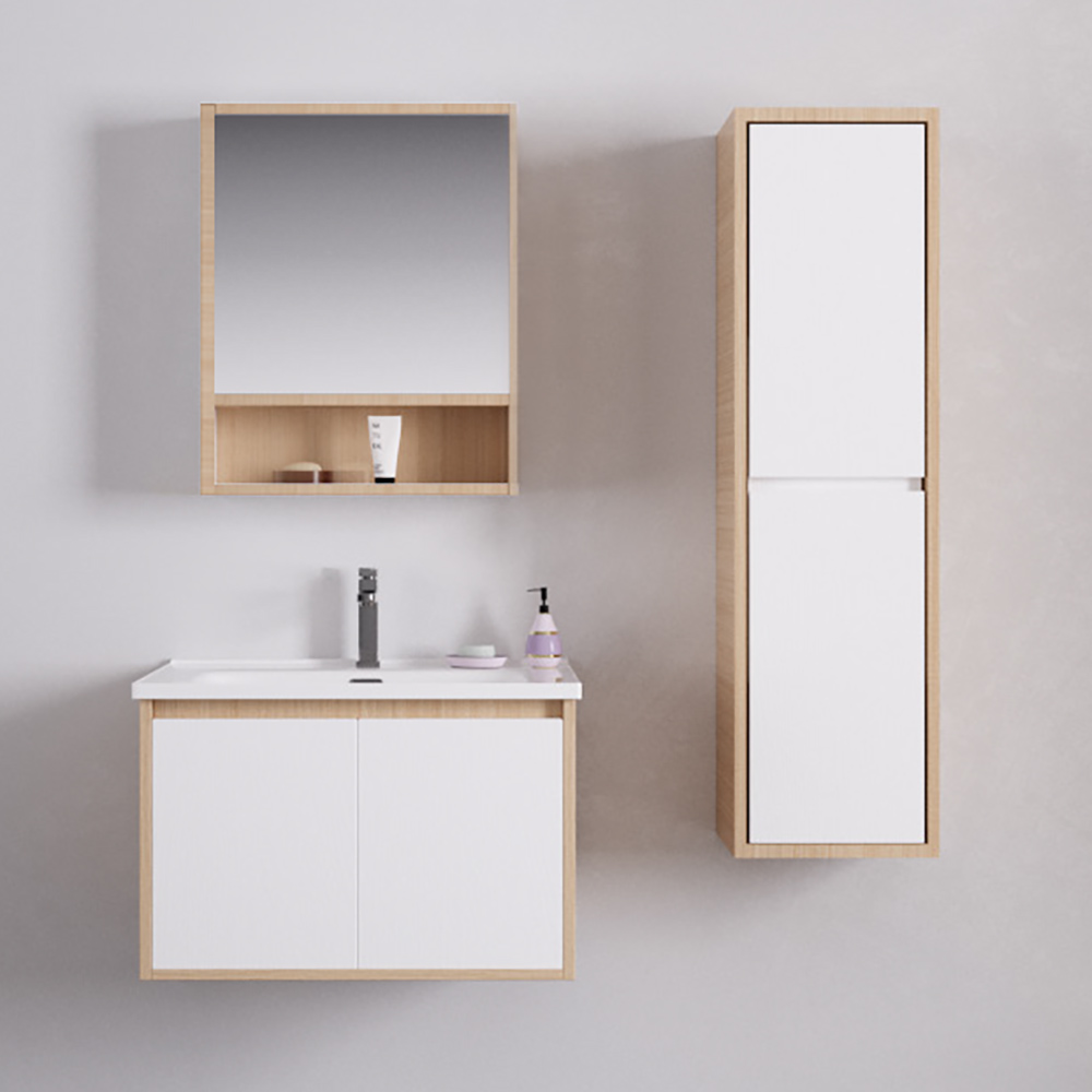 VERA-60 ΣΕΤ ΕΠΙΠΛΟΥ VERA 60cm PLYWOOD χρ.WHITE/SONOMA 9SVER060WHS - Image 1