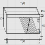 ΣΕΤ ΠΑΓΚΟΥ VICTORIA 80 cm PLYWOOD χρ.BEIGE/PETROL S3BVIC080BEPE - Image 3