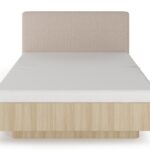 Κρεβάτι Viki Φυσικό Dab Barista με αποθηκευτικό χώρο για στρώμα 160x200cm