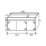 ΣΕΤ ΠΑΓΚΟΥ YVONNE 100cm χρ.GREY S3BYVO100GR - Image 2