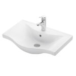 Νιπτήρας BASIC 65 γυαλιστερή πορσελάνη 65x46cm