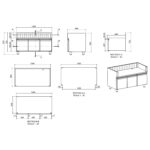 ΕΡΜΑΡΙΟ INOX BBQ TGH-B1-B8B-G ΜΕ ΠΟΡΤΕΣ - Image 5