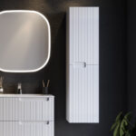 Στήλη ENZA Λευκό MDF 18mm Λάκα 35 3CENZ035WHM κρεμαστή