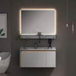 Καθρέφτης GREYS LED 100cm χρ. LIGHT GREY κωδ. 3MGRE100LGR - Image 2